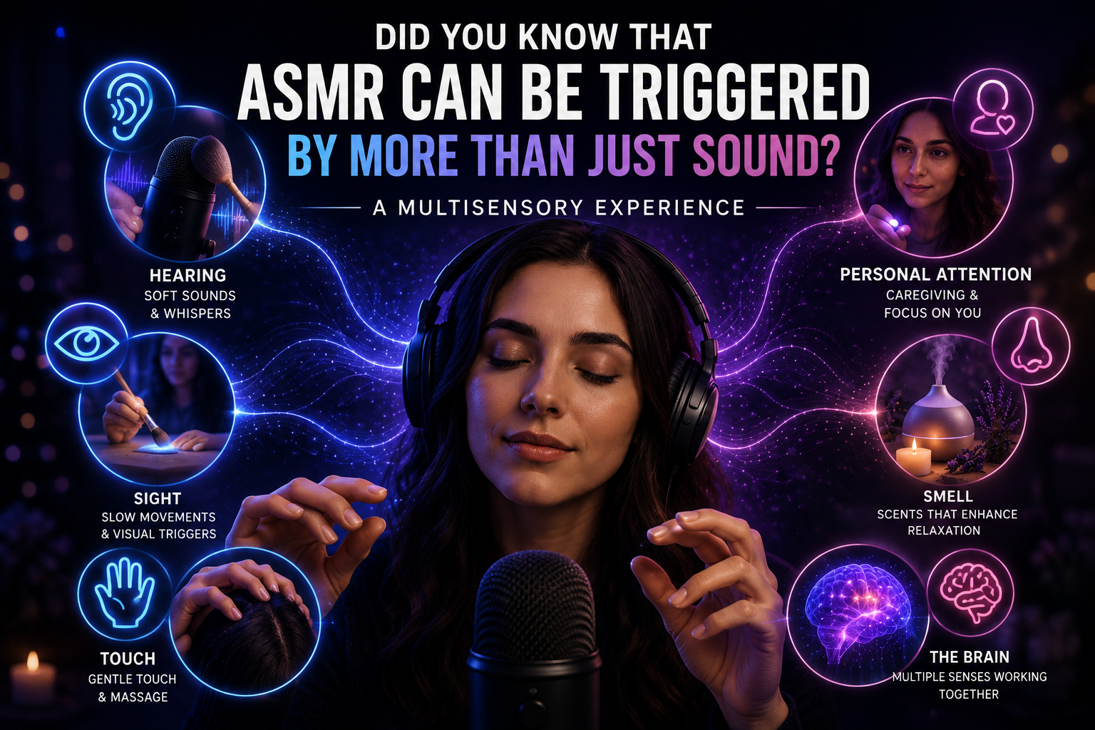 Did You Know That ASMR Can Be Triggered by More Than Just Sound?